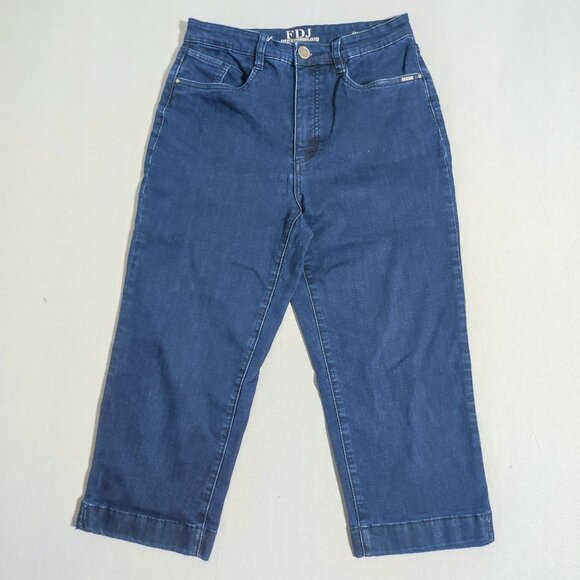 FDJ Suzanne jeans Caori High-rise Straight women's size 8 ink blue colour - Picture 1 of 14